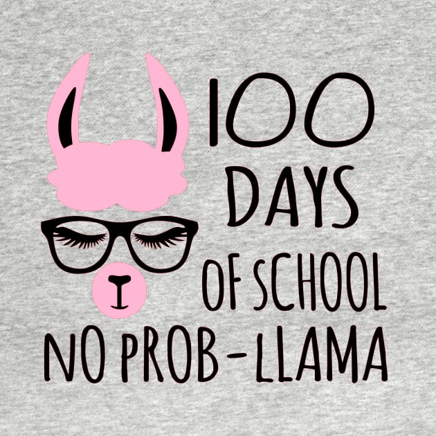 100 Days of School No Probllama by DANPUBLIC